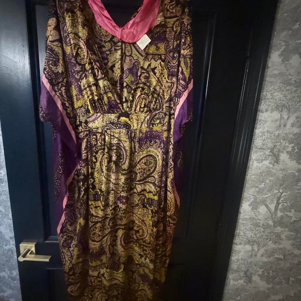 Vintage 70s 80s paisley kaftan